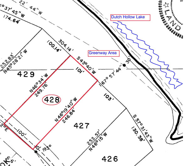 Summit 428 Dutch Hollow Lake Greenway Lot